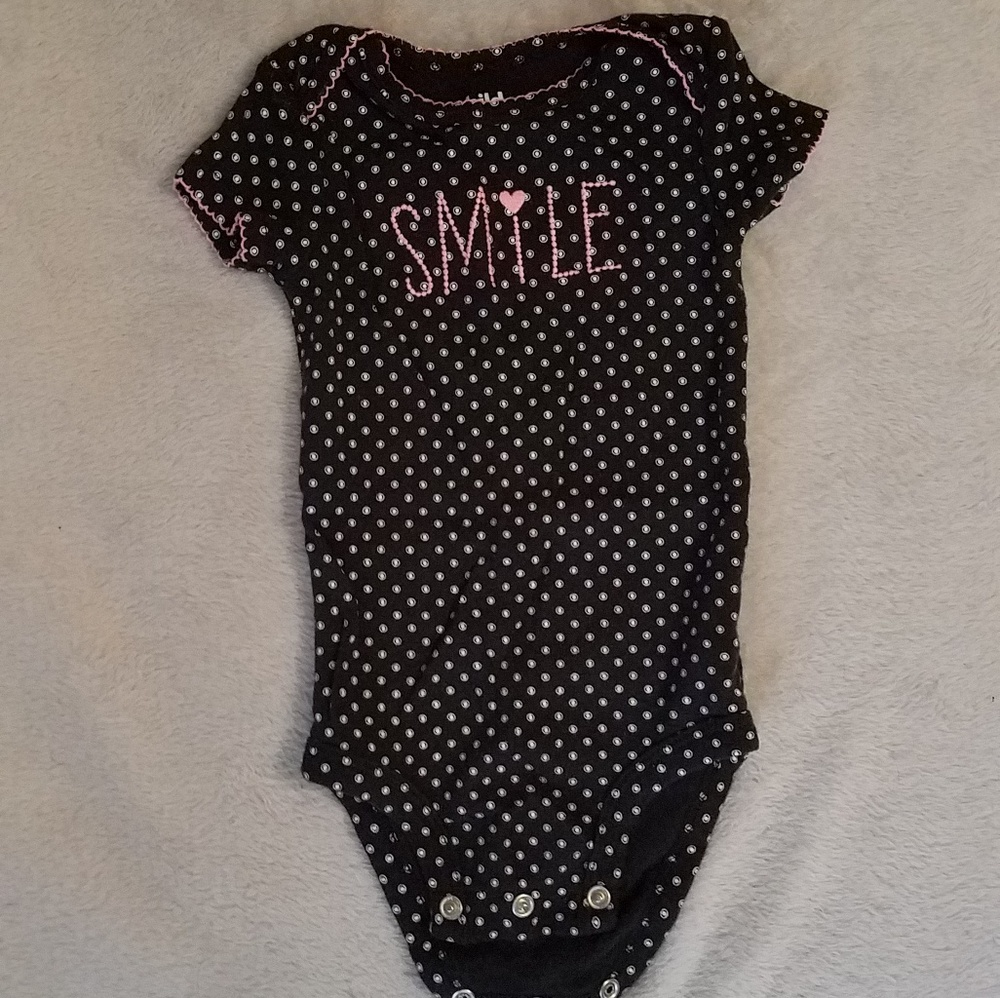5/$13 Carter's | Polka Dot Onesie